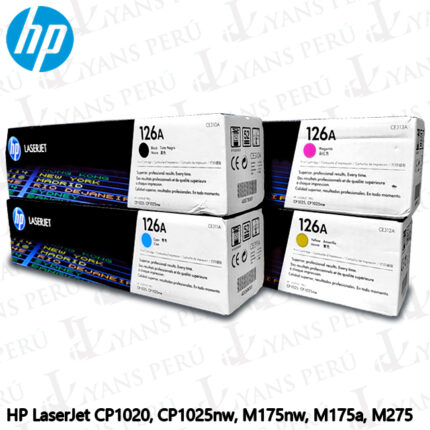 Cartucho HP KIT completo 126A para impresora CP1020 original
