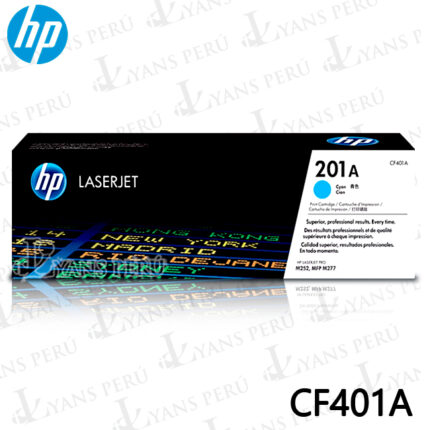 ▷CARTUCHO HP CF401A (201A) M252DW CYAN 1,400KPG ORIGINAL