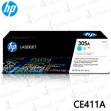 ▷TONER HP CE411A (305A) M351A CYAN 2,600KPG ORIGINAL
