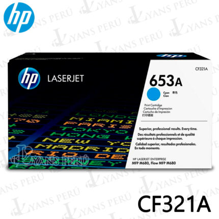 ▷TONER HP CF321A (653A) M680 CYAN 16,000KPG ORIGINAL