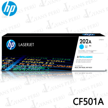 ▷TONER HP CF501A (202A) CYAN M254 1,300KPG ORIGINAL