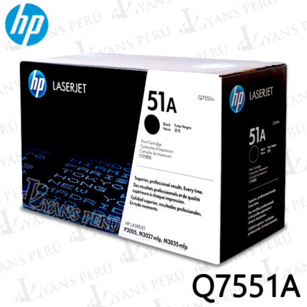 ▷TONER HP Q7551A (51A) P3005 BLACK 6,500KPG ORIGINAL