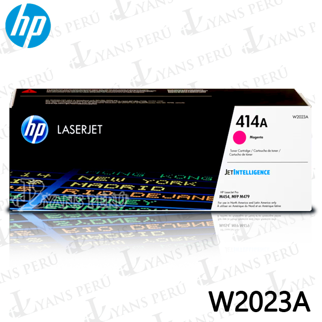 ▷TONER HP W2023A (414A) M454 MAGENTA 2,100KPG ORIGINAL ▷TONER HP W2023A (414A) M454 MAGENTA 2,100KPG ORIGINAL