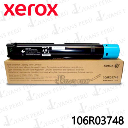 ▷TONER XEROX 106R03748 CYAN C70XX 16,500KPG ORIGINAL