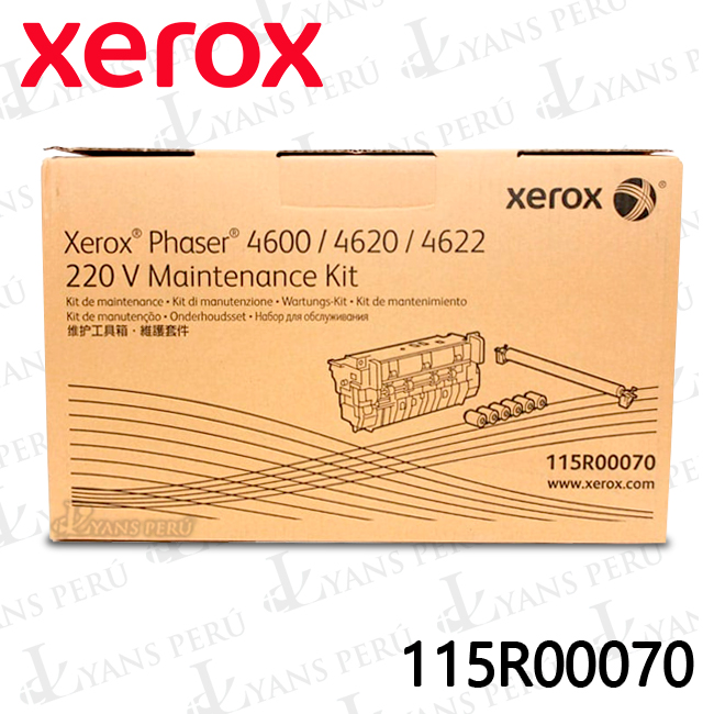 ▷FUSOR XEROX 115R00070 PHASER4600 150,000KPG BLACK ORIGINAL ▷FUSOR XEROX 115R00070 PHASER4600 150,000KPG BLACK ORIGINAL