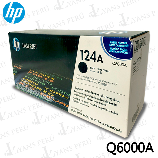 ▷TONER HP Q6000A (124A) BLACK 2600DN 2,500KPG ORIGINAL ▷TONER HP Q6000A (124A) BLACK 2600DN 2,500KPG ORIGINAL