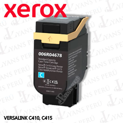 Toner Xerox 006R04678 para impresora C410 Cyan