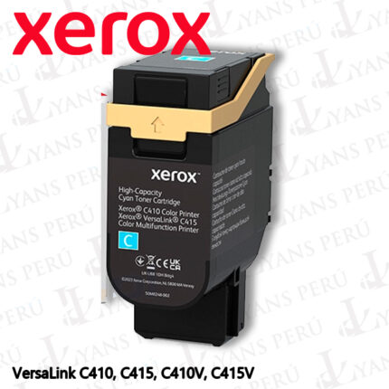 Toner Xerox 006R04766 para impresora C410 Cyan
