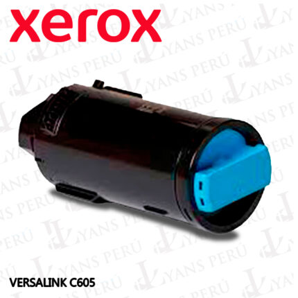Toner Xerox 106R03936 para impresora C605 Cyan