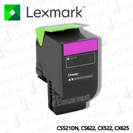 Toner Lexmark 78C4UM0 MAGENTA para impersora CS521DN ORIGINAL