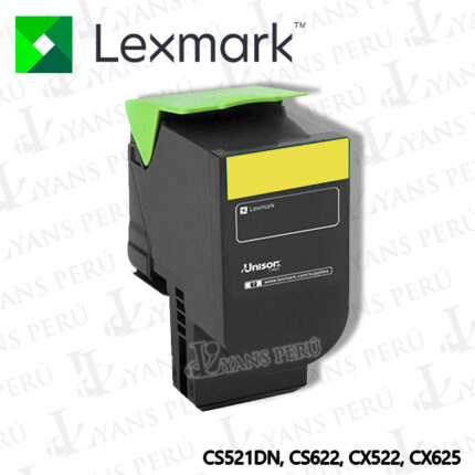 Toner Lexmark 78C4UY0 YELLOW para impresora CS521DN