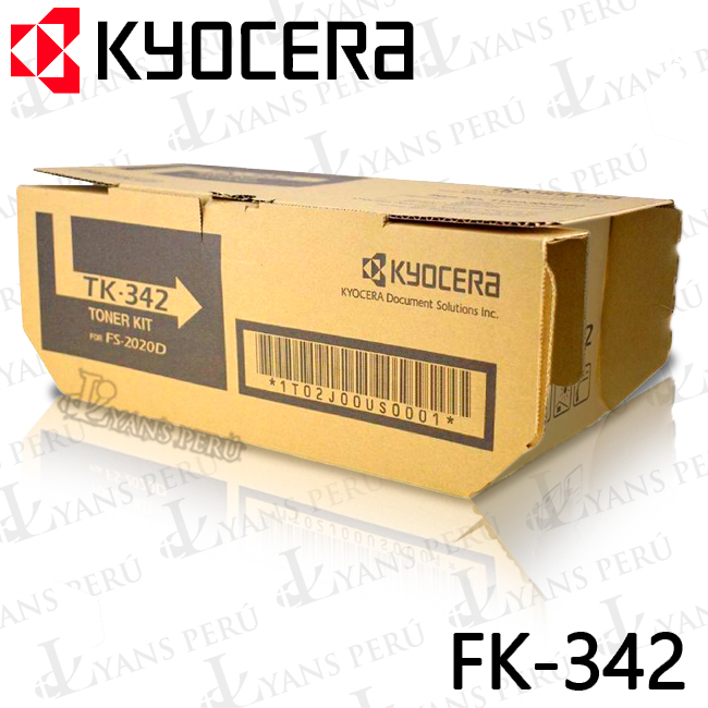 ▷TONER KYOCERA FK-342 BLACK FS-2020D 12,000KPG ORIGINAL ▷TONER KYOCERA FK-342 BLACK FS-2020D 12,000KPG ORIGINAL