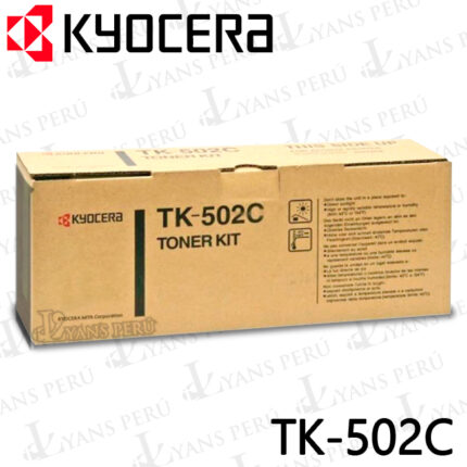 ▷TONER KYOCERA TK-502C FS-5016 CYAN 8,000KPG ORIGINAL