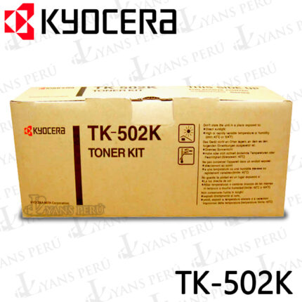 ▷TONER KYOCERA TK-502K FS-5016 BLACK 8,000KPG ORIGINAL