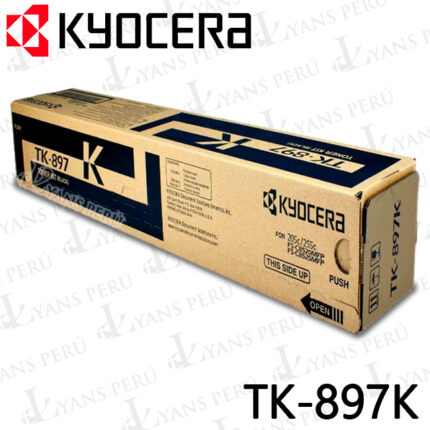 ▷TONER KYOCERA TK-897K TA-205C BLACK 12,000KPG ORIGINAL